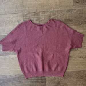 Quince Dusty Rose Knit Top